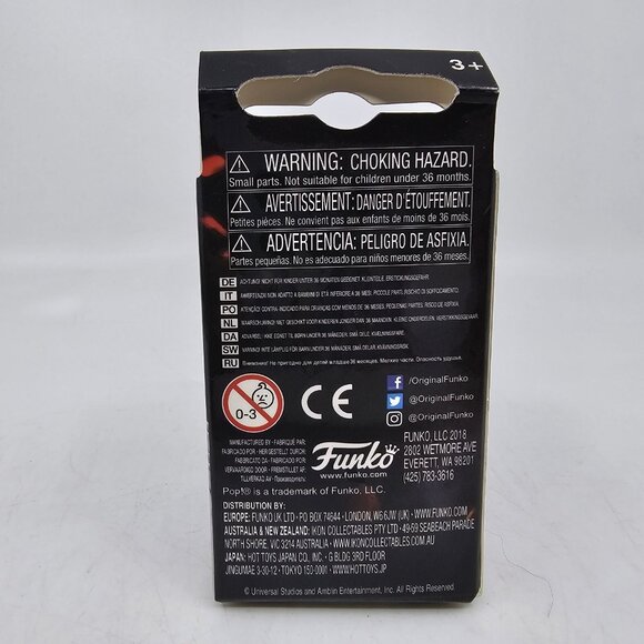 Funko Pocket Pop Keychain Jurassic World Dominion Velociraptor BLUE Vinyl - Picture 5 of 9